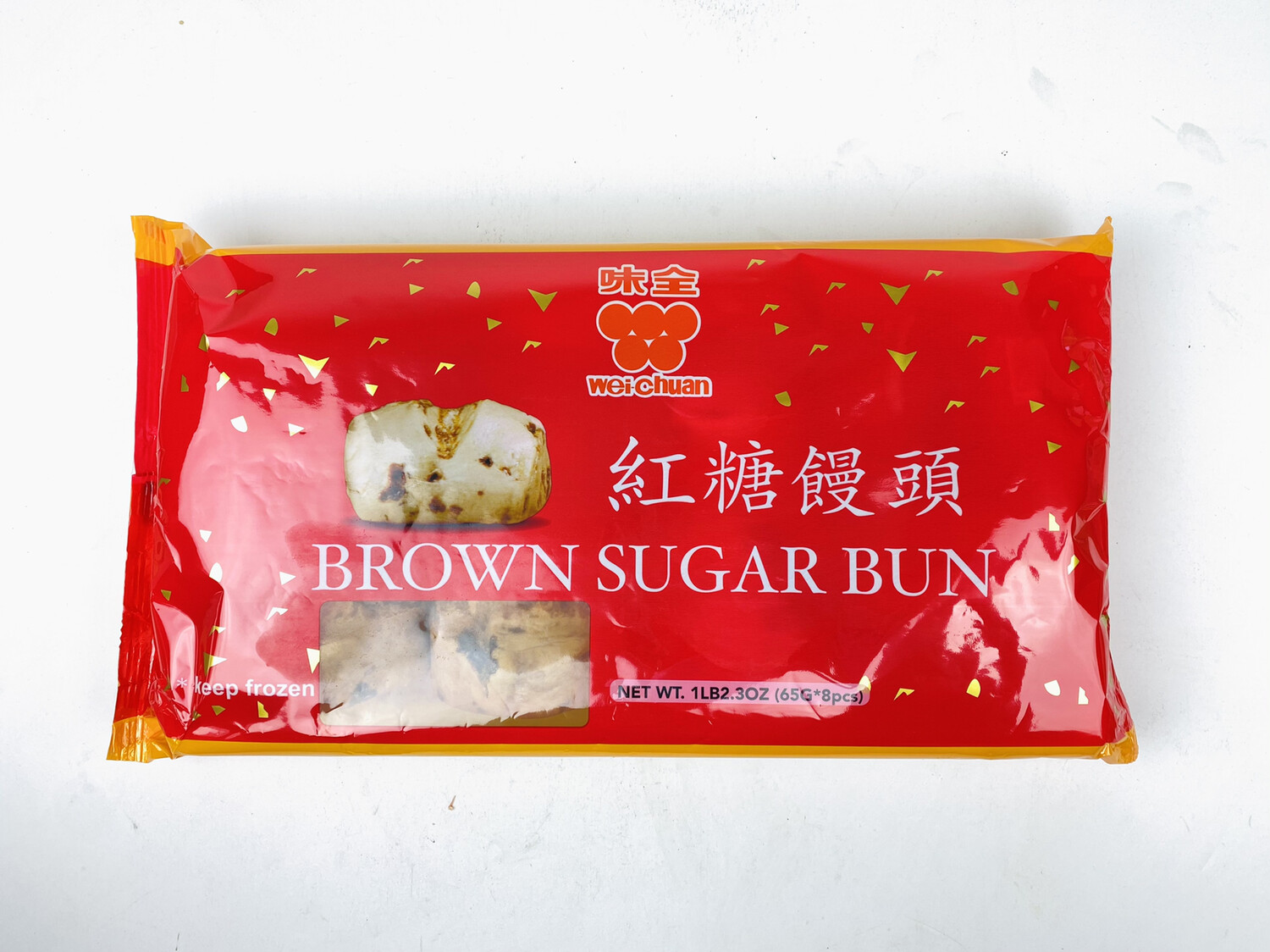 Wei-Chuan Brown Sugar Bun 1lb 2.3oz 味全手撕红糖馒头