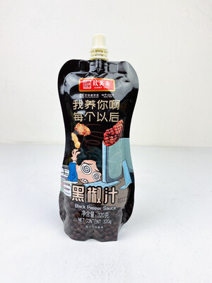 Jammy Chai BLACK PEPPER SAUCE 320g 致美斋黑椒汁