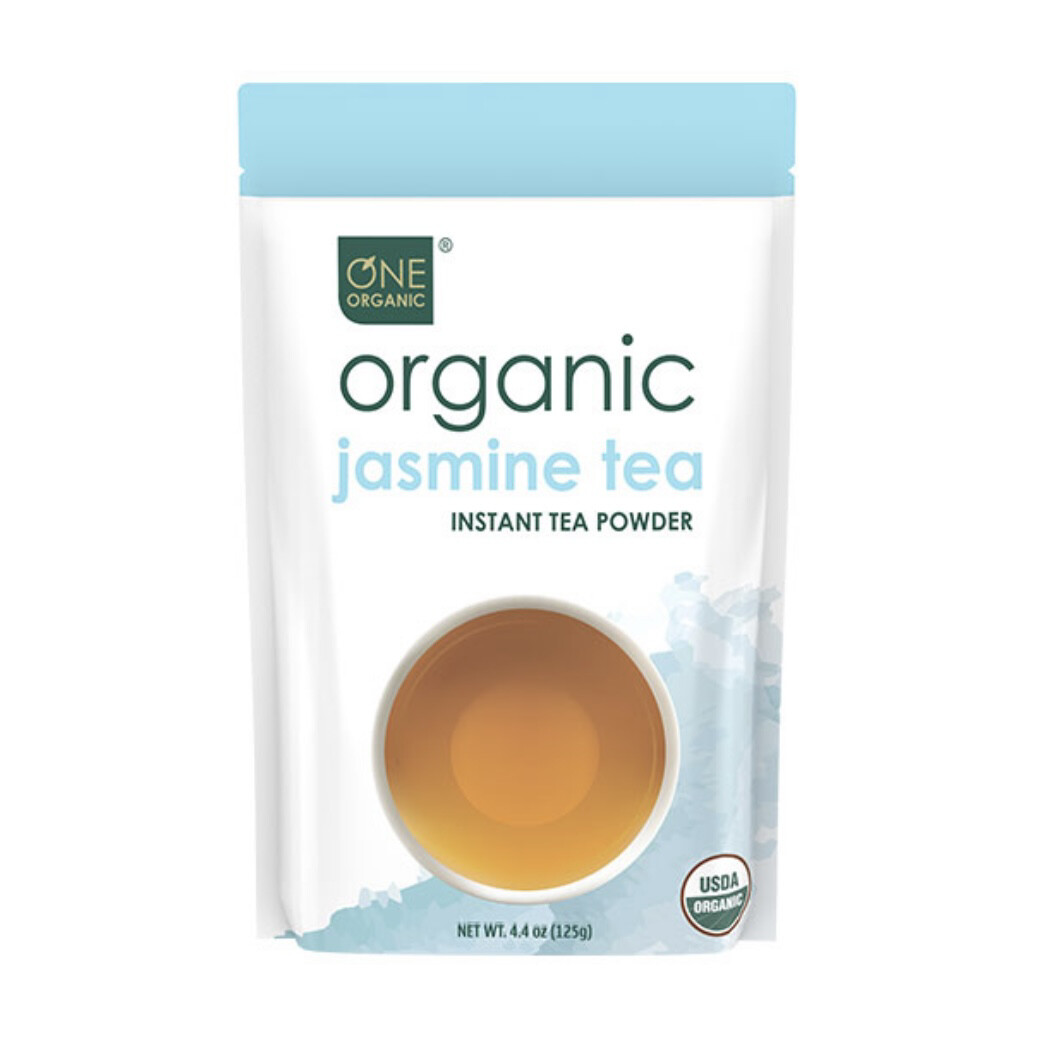 One Organic Jasmine Tea 有机苿莉花茶粉 4.4oz 一包可冲125杯!