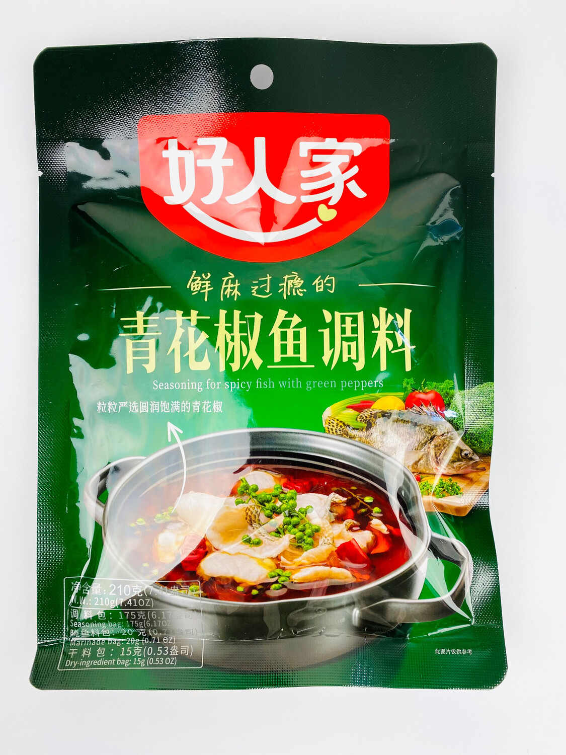 好人家青花椒鱼调料210g 好人家青花椒鱼调料210g
