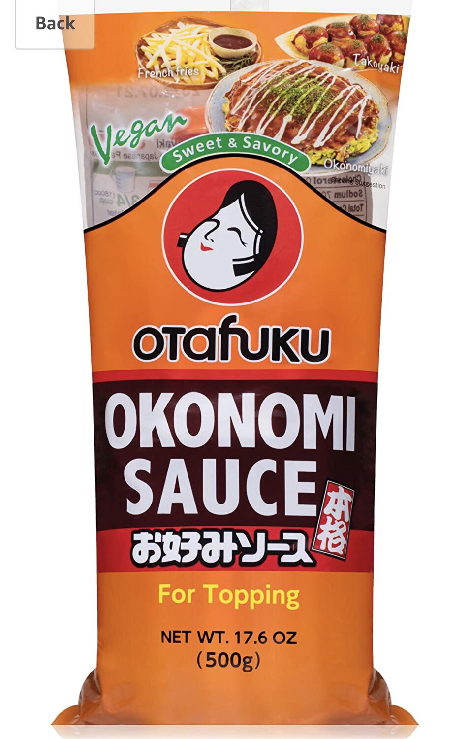 Otafuku Okonomi Okonomiyaki Pancake Sauce 17.6oz 日本大阪烧什锦烧浇汁