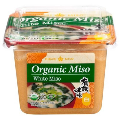 日本著名HIKARI Brand Organic Red Miso 17.63oz 有机白味僧
