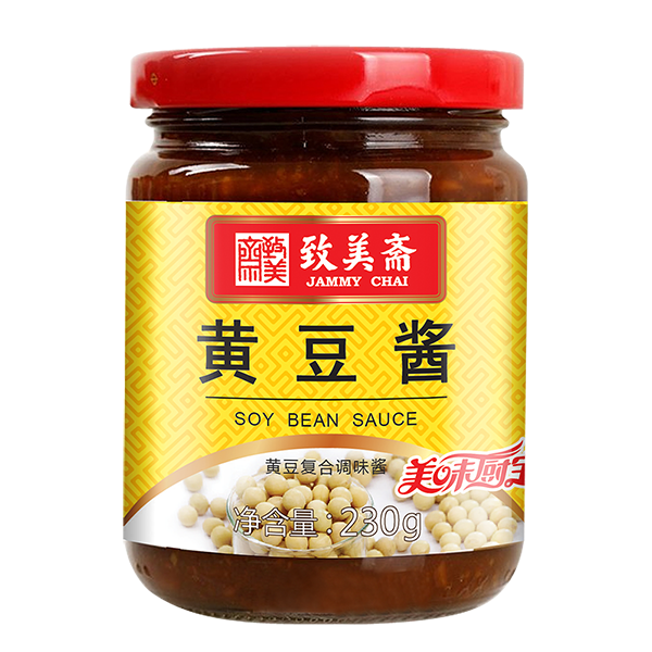 Jammy Chai Soybean Sauce 230g 致美斋黄豆酱