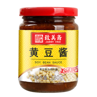 Jammy Chai Soybean Sauce 230g 致美斋黄豆酱