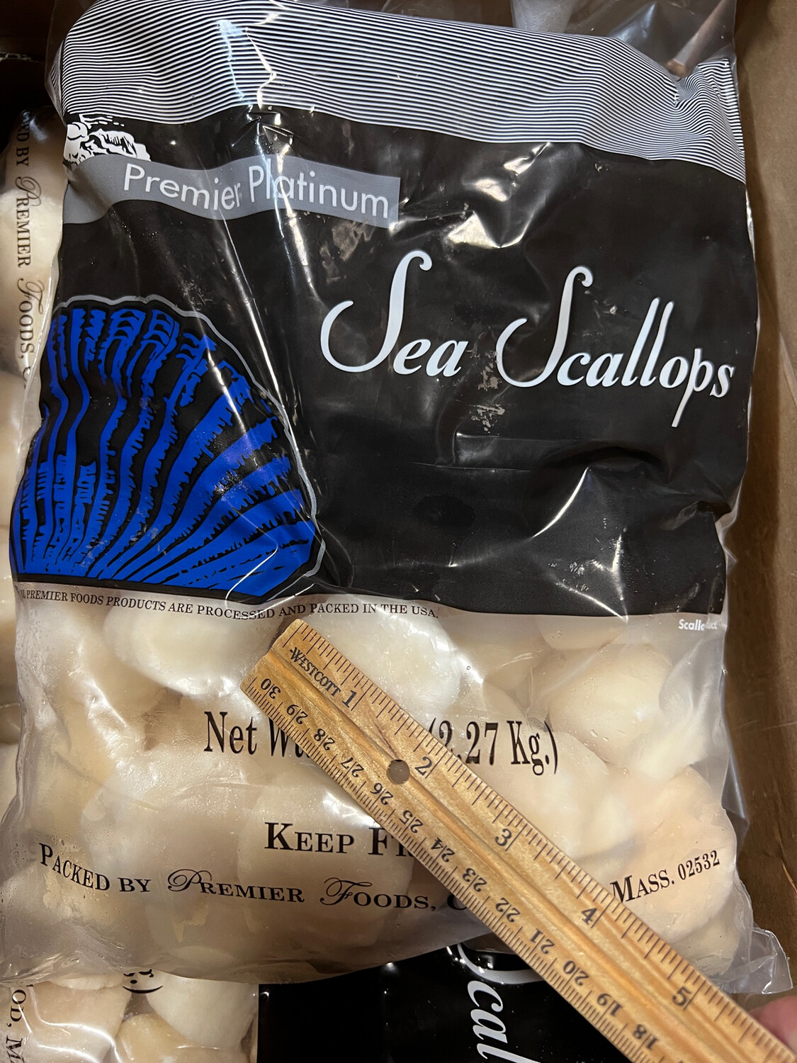 Sea Scallop / Diamond Grade U12 5Lbs 特大带子 $21/lb