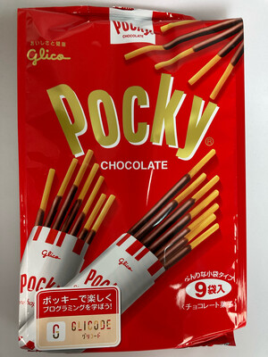 Pocky格力高 日本进口家庭装巧克力棒  9小袋/包 140 克