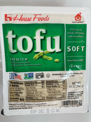 House Foods Soft Tofu 嫩豆腐 14安士