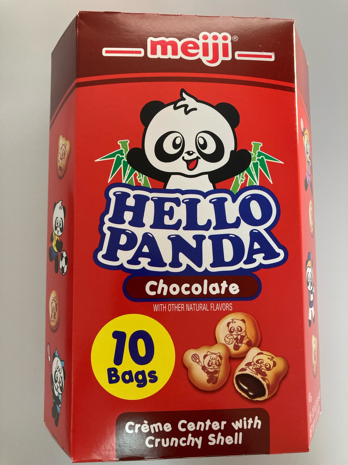 Meiji  Hello Panda 明治熊猫饼干 巧克力味 258 克（内含10小包）