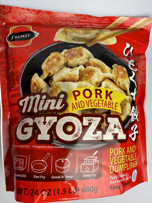 J-BASKET MINI Gyoza 日式迷你煎饺 冷冻 1.5 /磅