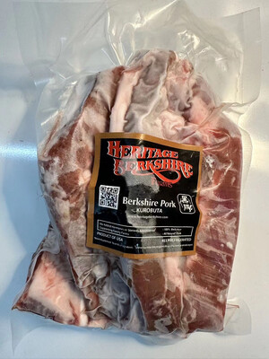 Berkshire Pork ribs 黑毛猪软骨排骨 1.7lb-1.9lb $9.99/包