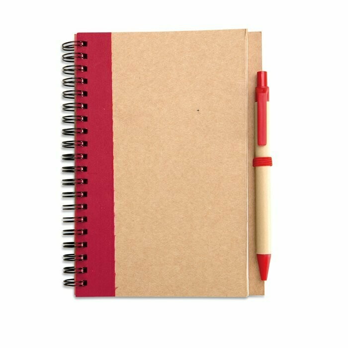 Libreta con 70 hojas de papel reciclado