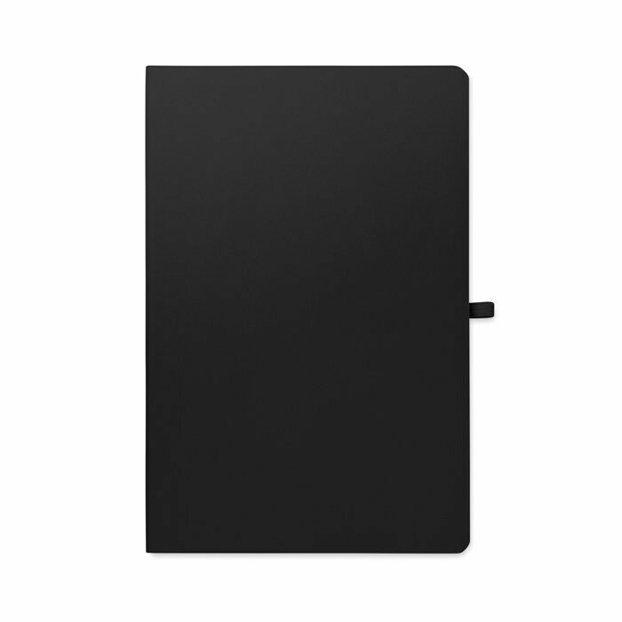 Libreta A5 tapa PU, Color: Negro