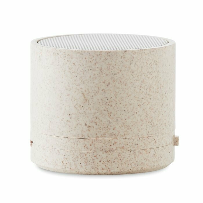 Altavoz con carcasa de paja de trigo y ABS