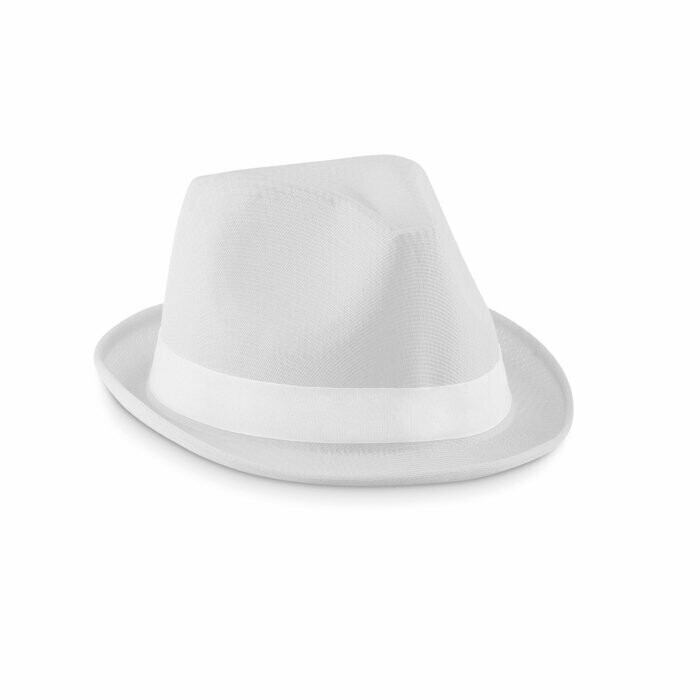 Sombrero de poliéster imitación paja