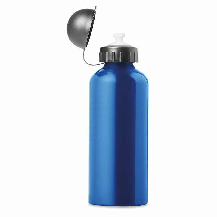 Botella de aluminio de capa simple, Color del artículo: Azul