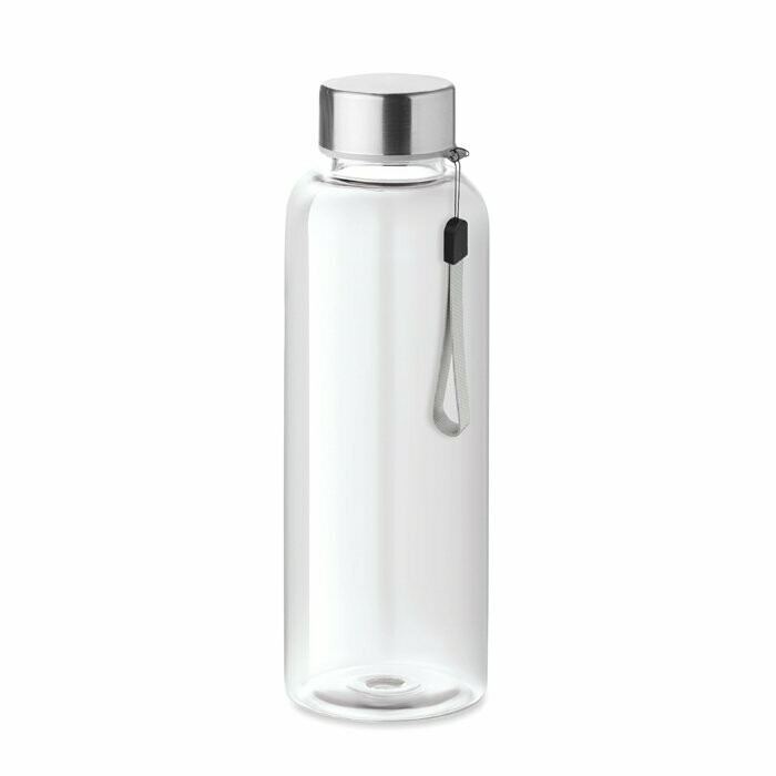 Botella de bebida en RPET, Color del artículo: Blanco