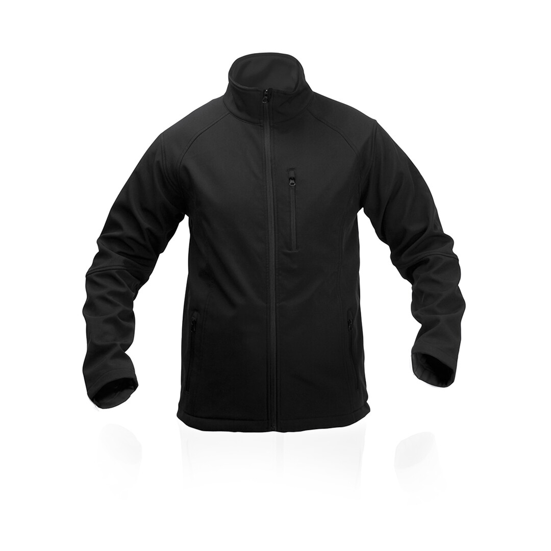Chaqueta polar softshell 300g, Color: Negro