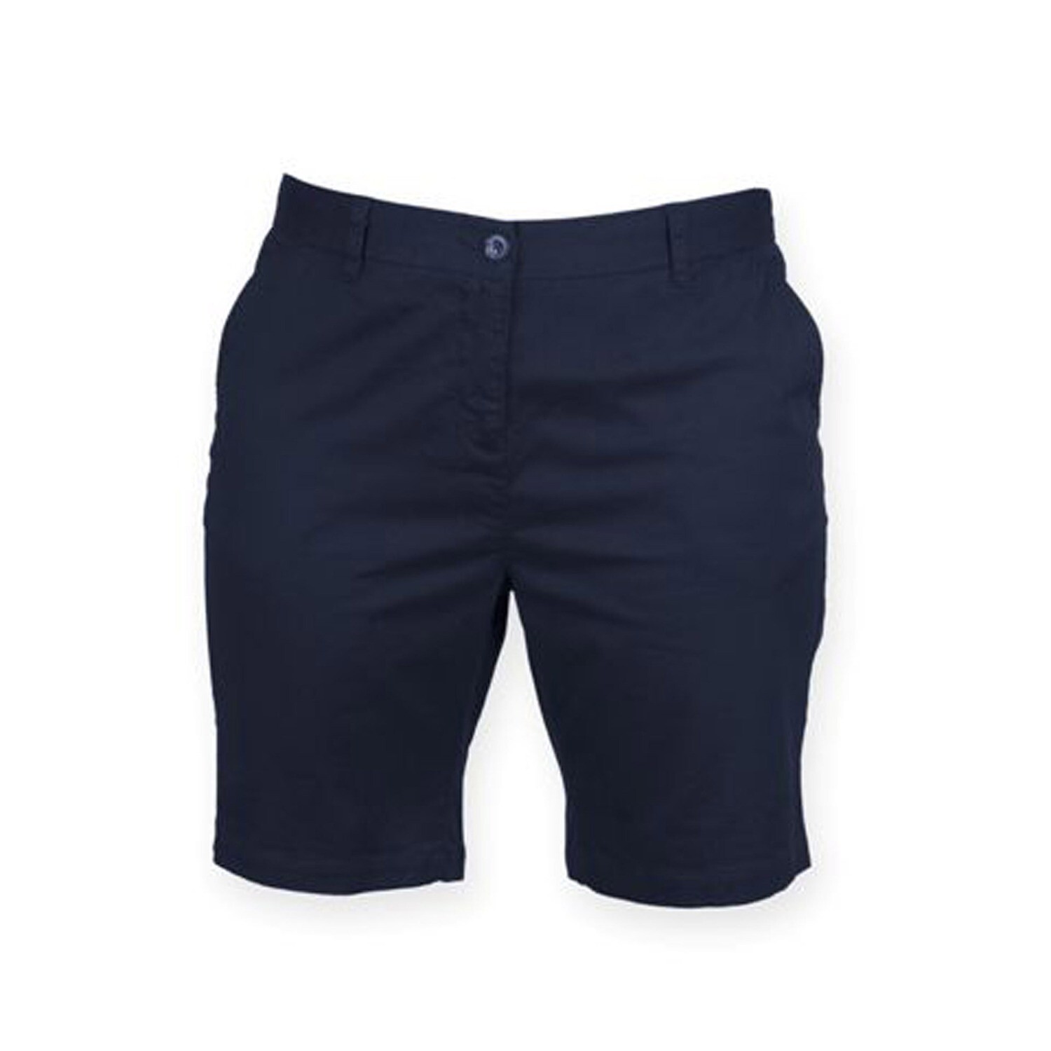 Bermuda chino stretch mujer, Color: Navy