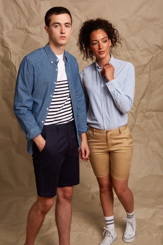 Bermuda chino stretch hombre