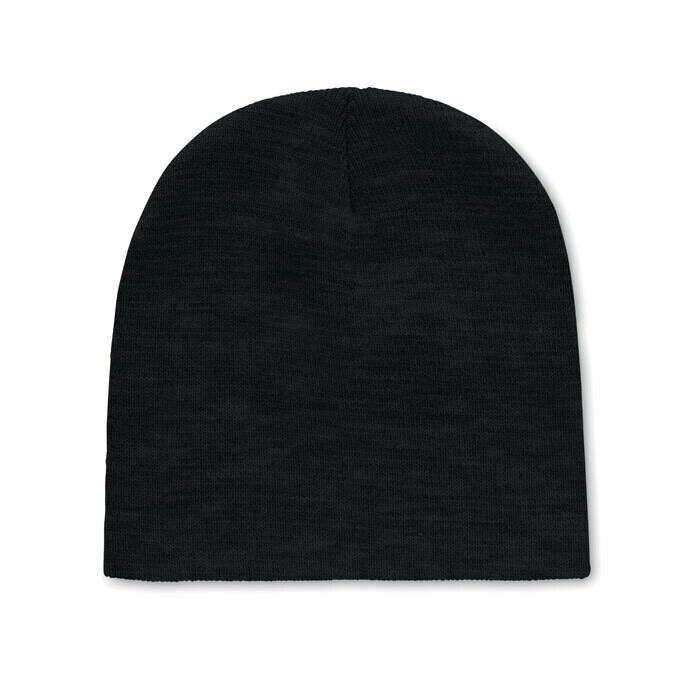 Gorro elástico de poliéster, Color del artículo: Negro