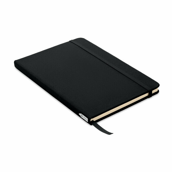 Libreta A5 con tapa dura de 600D RPET