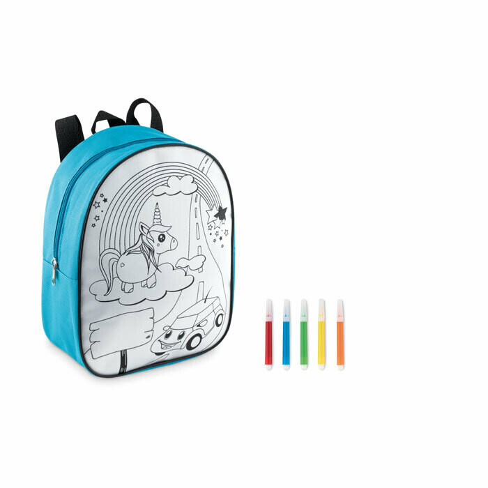 Mochila para colorear.