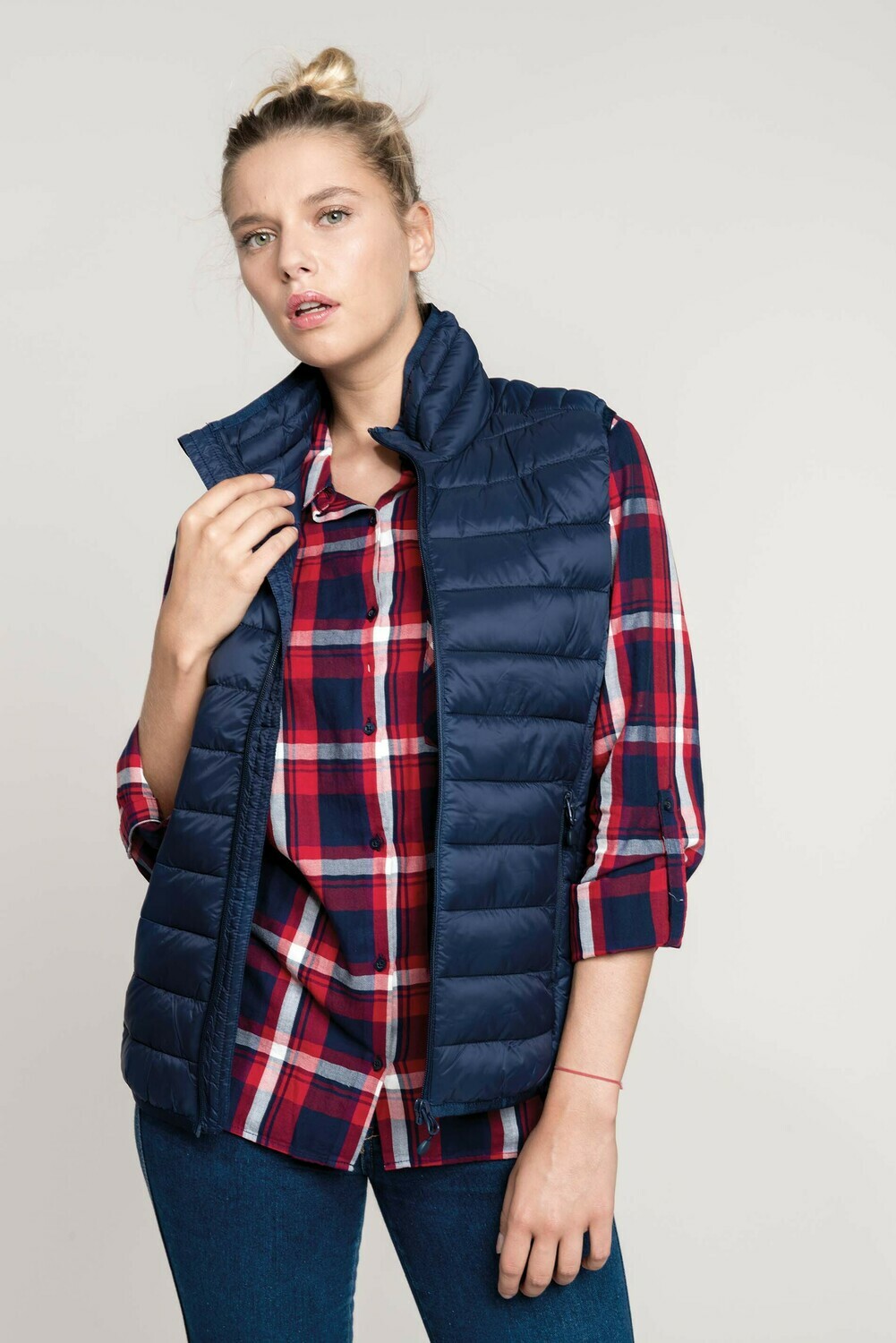 Chaleco acolchado y ligero Mujer