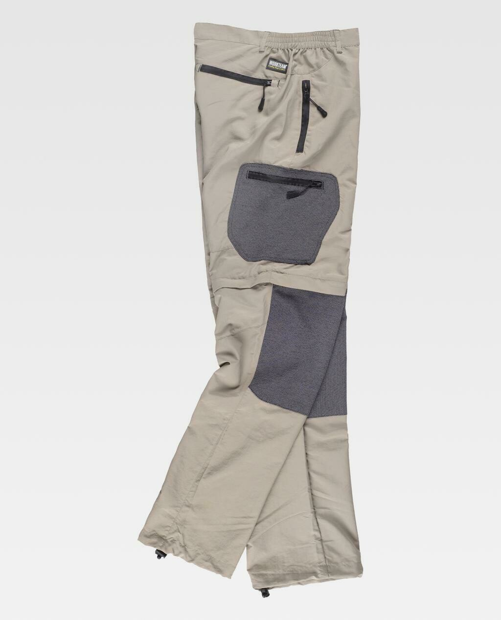 Pantalón Sport 330gr, Color: Beige-Negro
