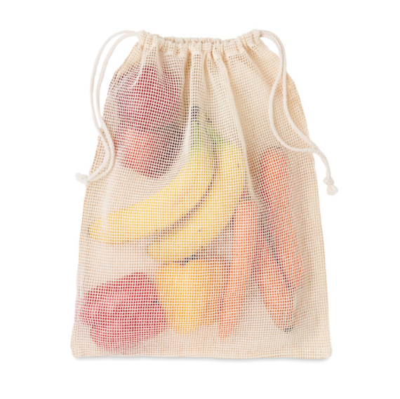 Bolsa de redecilla algodón 140gr