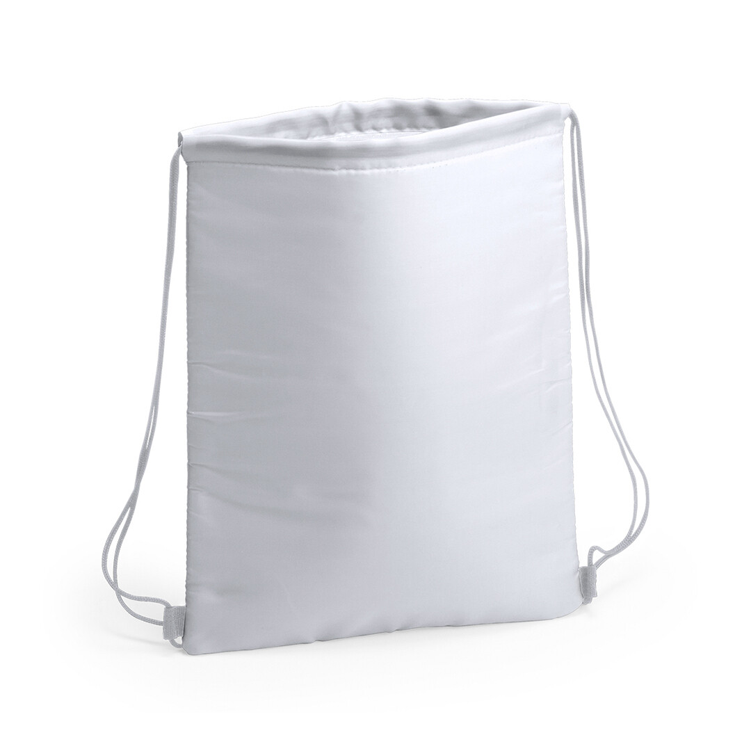 Mochila nevera de cuerdas, Color: Blanco