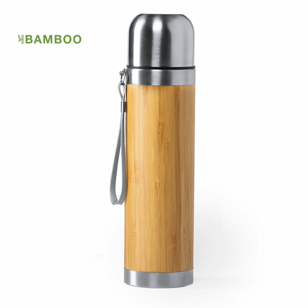 Termo de Bambú y acero inoxidable