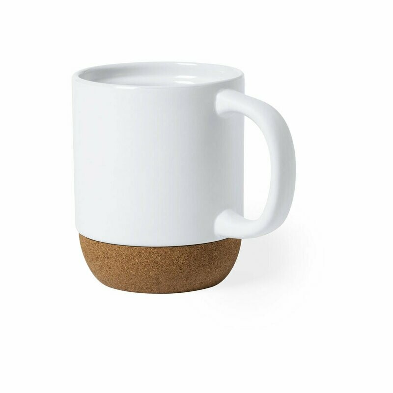 Taza de cerámica y corcho de 420ml