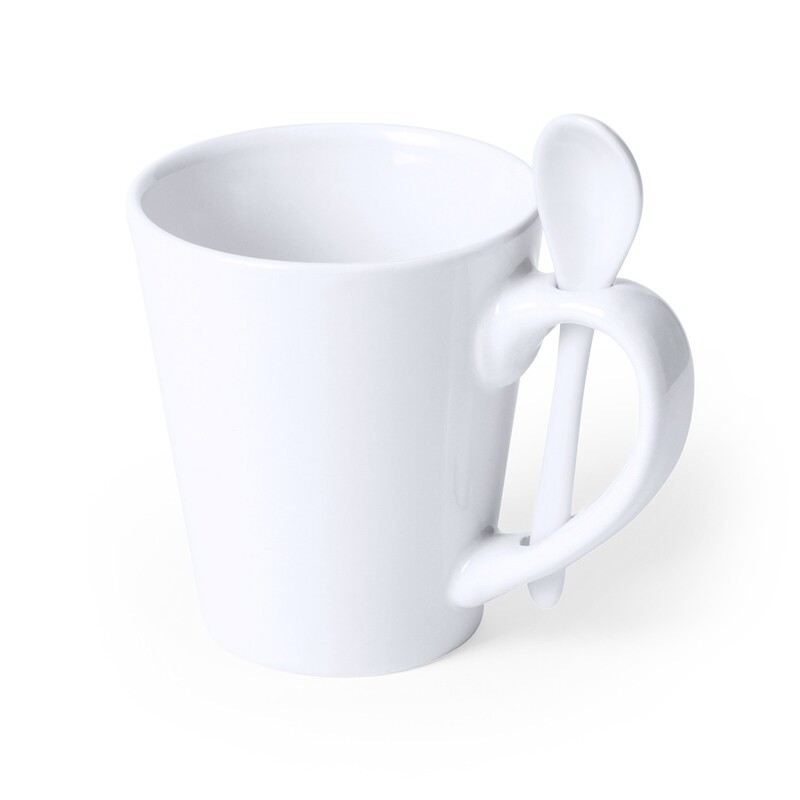 Taza de cerámica blanca para sublimación de 350ml
