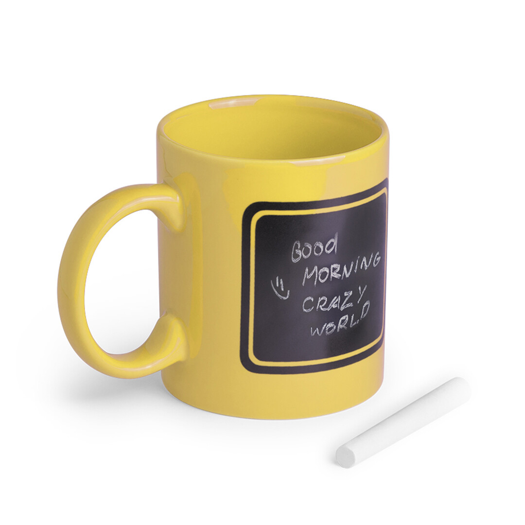 Taza de cerámica con pizarra de 370ml