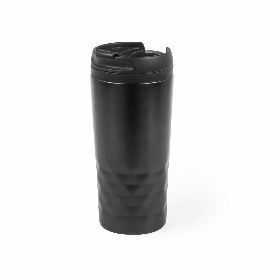 Vaso de acero inoxidable 310ml, Color: Negro