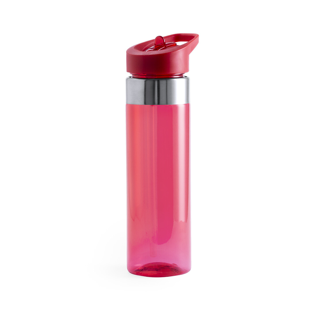 Bidón de Tritán de 650ml, Color: Rojo