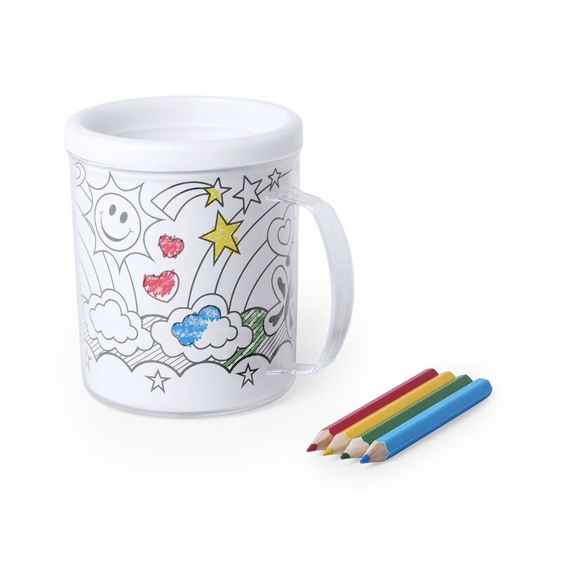 Taza de PP para colorear 320ml