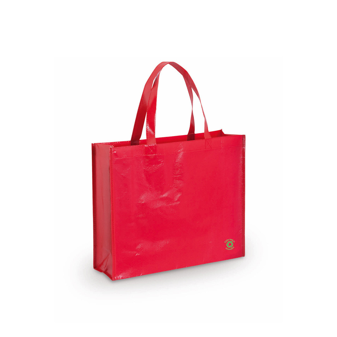 Bolsa non woven laminado acabado brillante