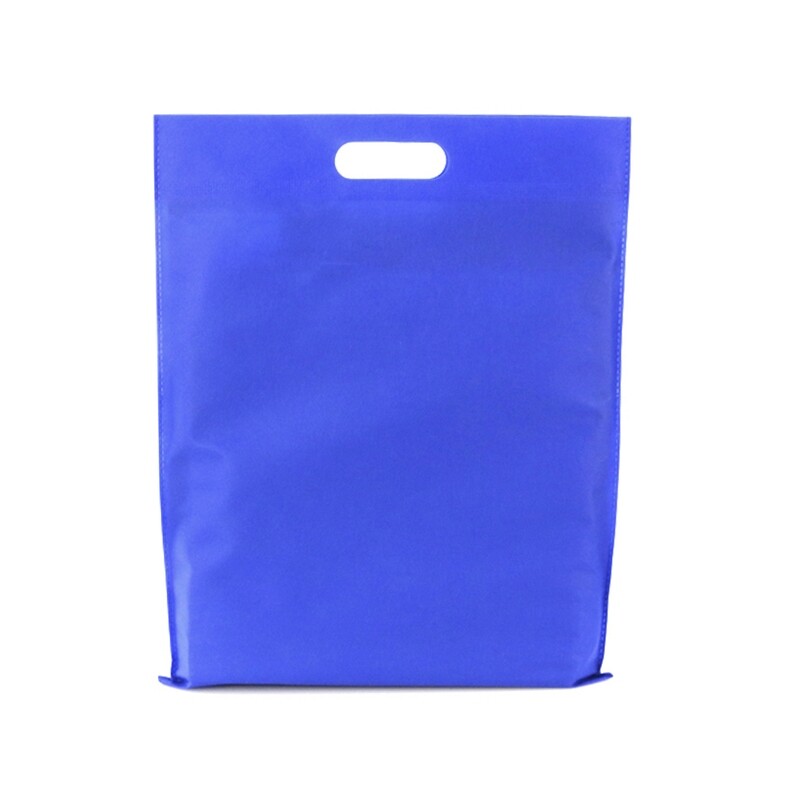 Bolsa non woven asas troqueladas