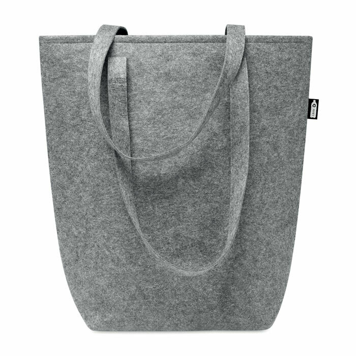 Bolsa de fieltro RPET, Color del artículo: Gris