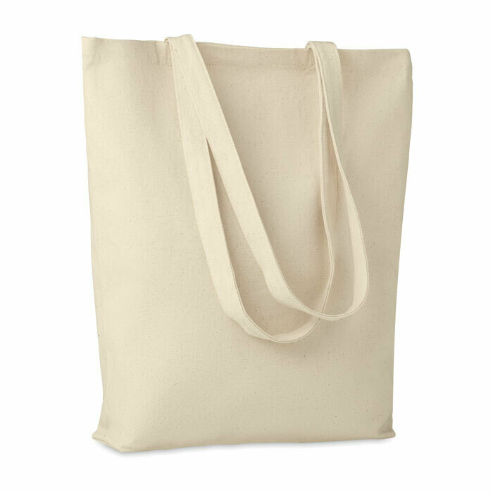 Bolsa de la compra en canvas con fuelle 270gr