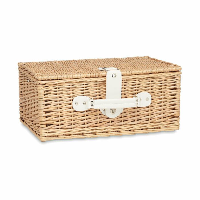 Cesta de picnic de mimbre