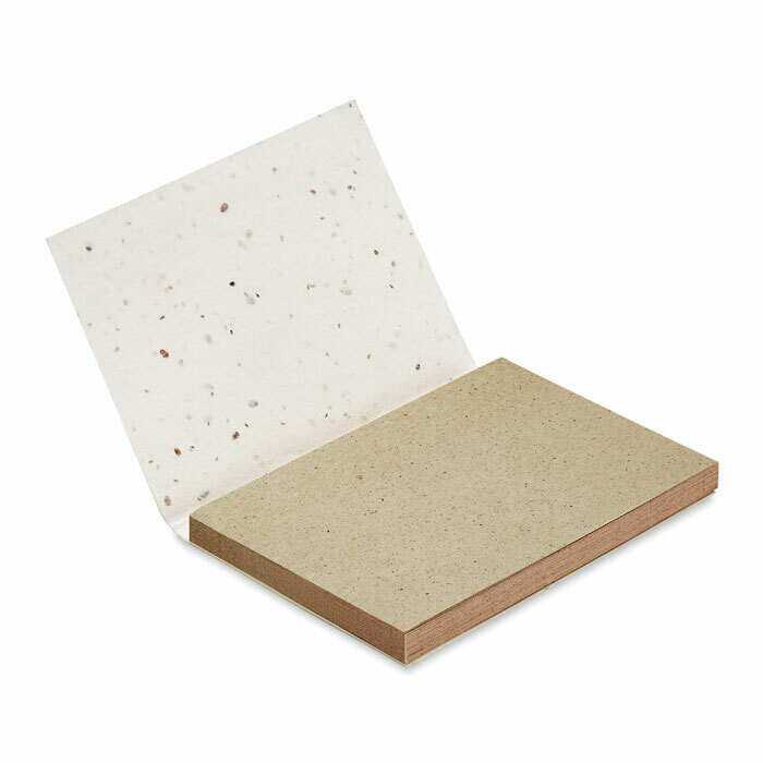 Bloc de notas de 50 hojas de papel de hierba