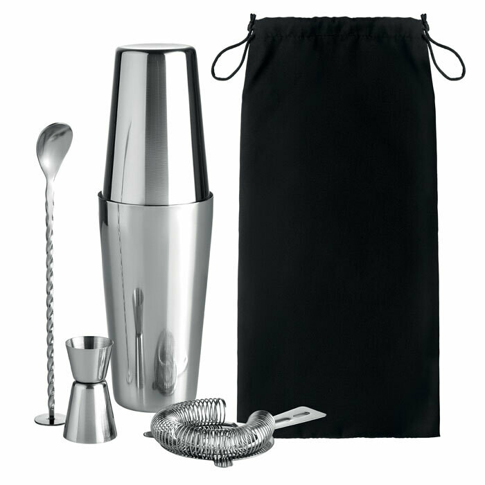 Set de cóctel de acero inoxidable