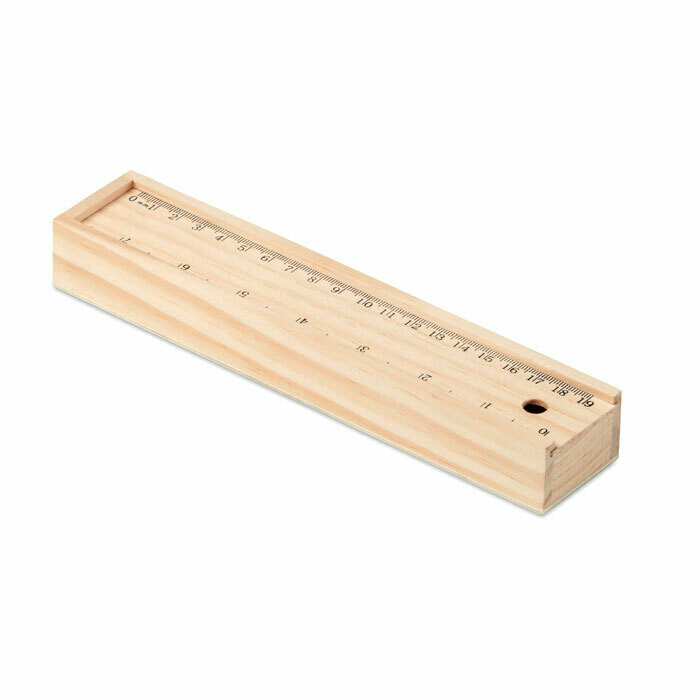 Caja de madera con material para colorear, Talla: 1 color (min. 25 uds)