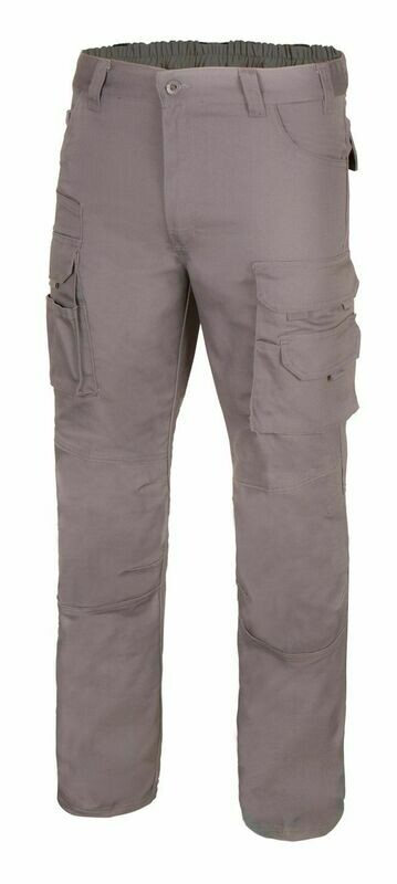 Pantalón en canvas multibolsillos 290gr