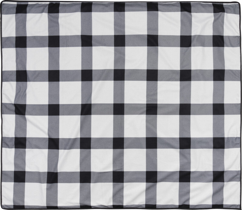Manta estampada con revestimiento resistente al agua, Color del artículo: Blanco
