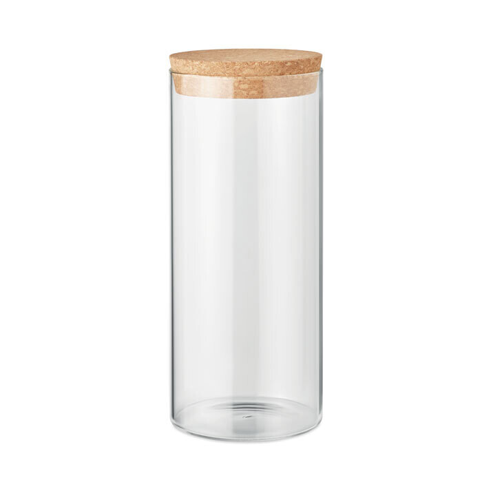 Tarro de cristal con tapa de corcho