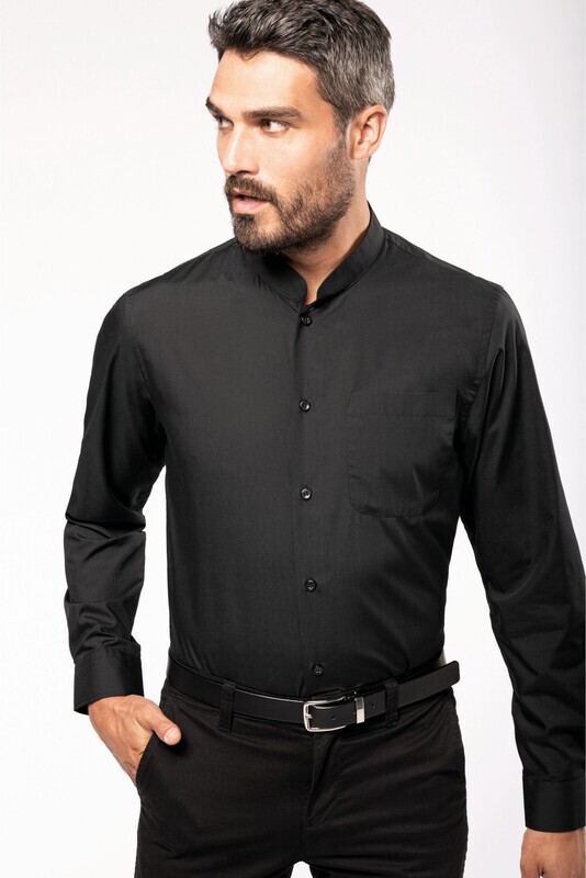 Camisa cuello mao de hombre
