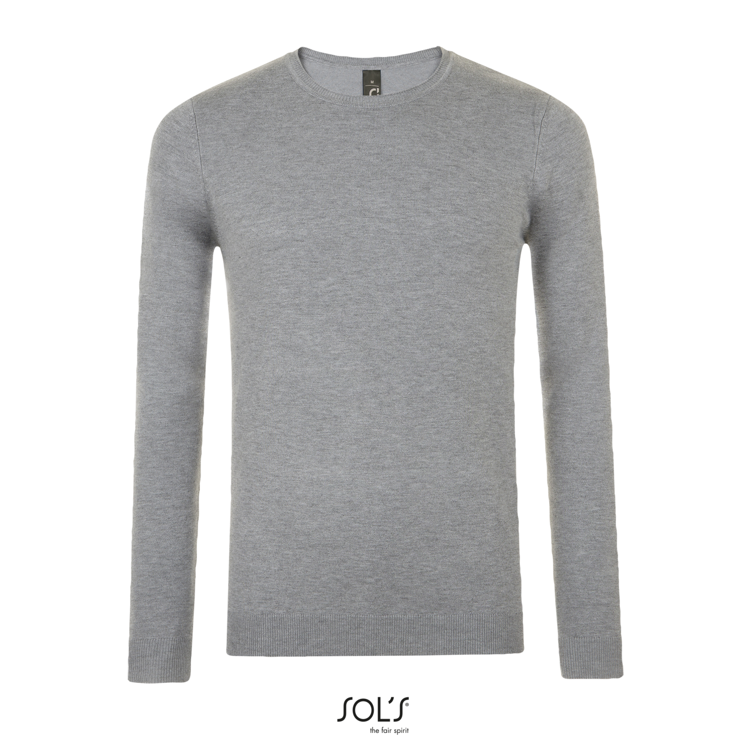 Jersey cuello redondo de Hombre, Color: Gris